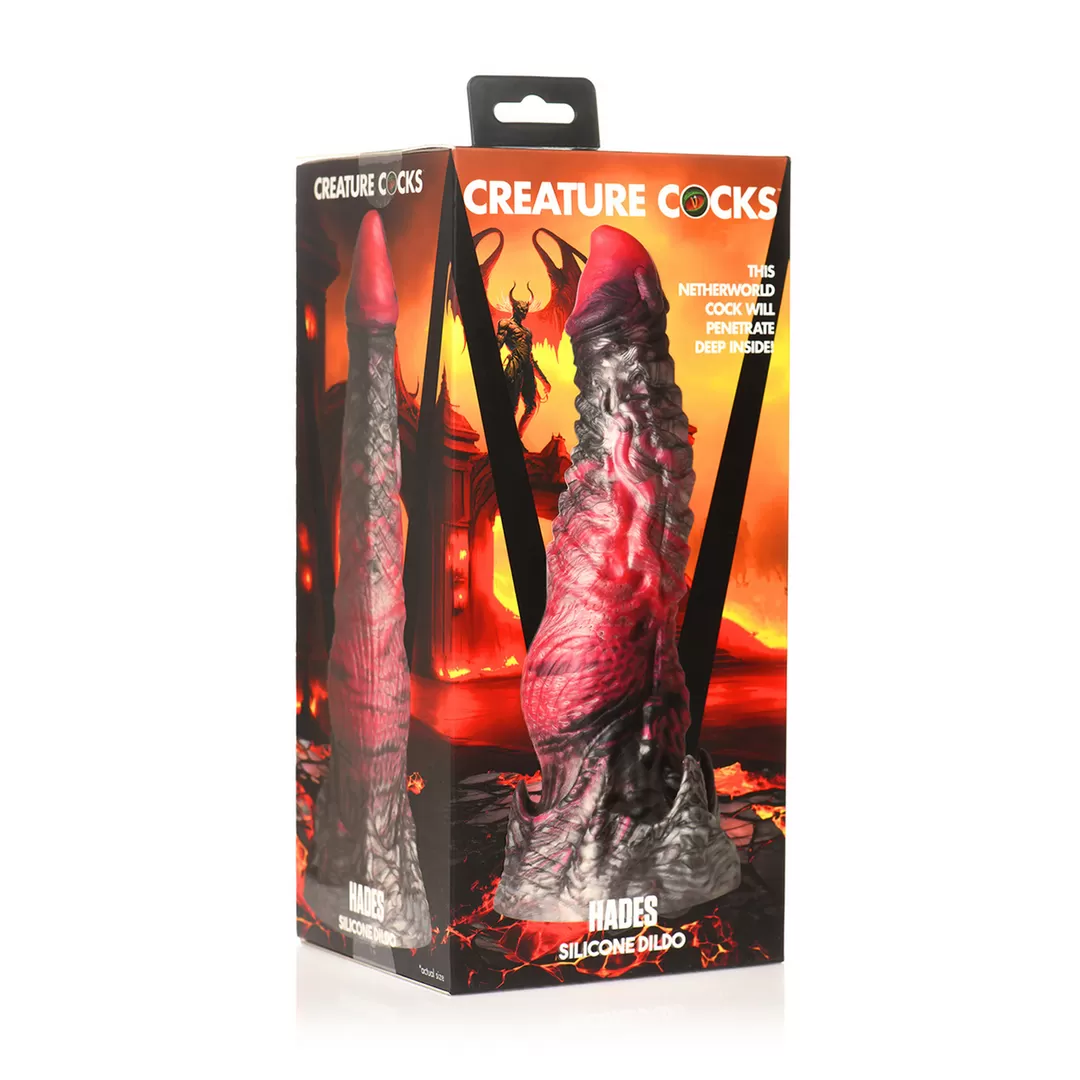 Hades - Siliconen Dildo - Groot