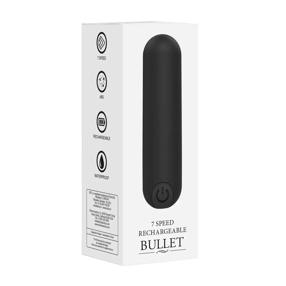 10 Speed Oplaadbare Bullet - Zwart