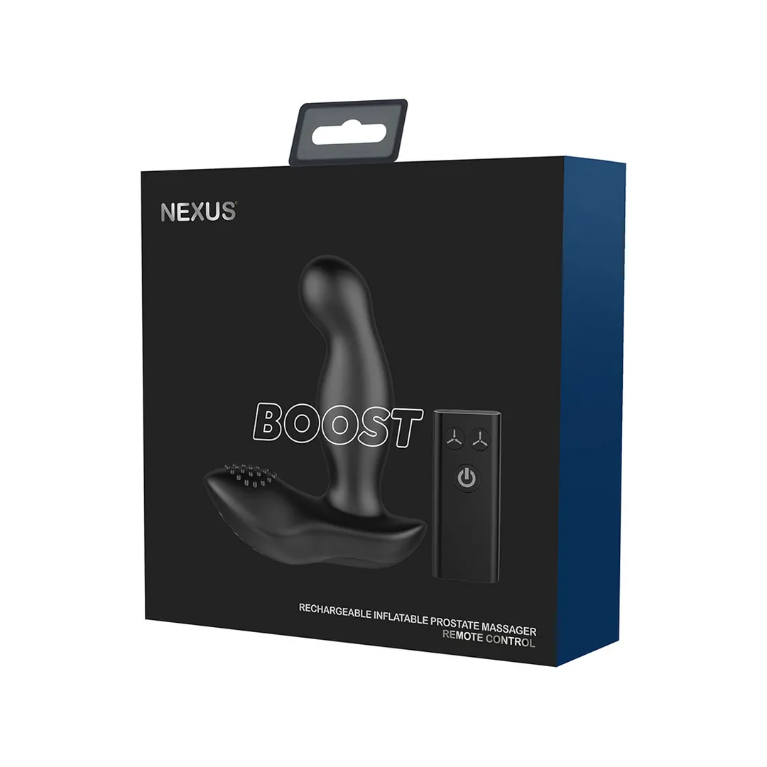 Boost Prostate Massager met Opblaasbare Tip