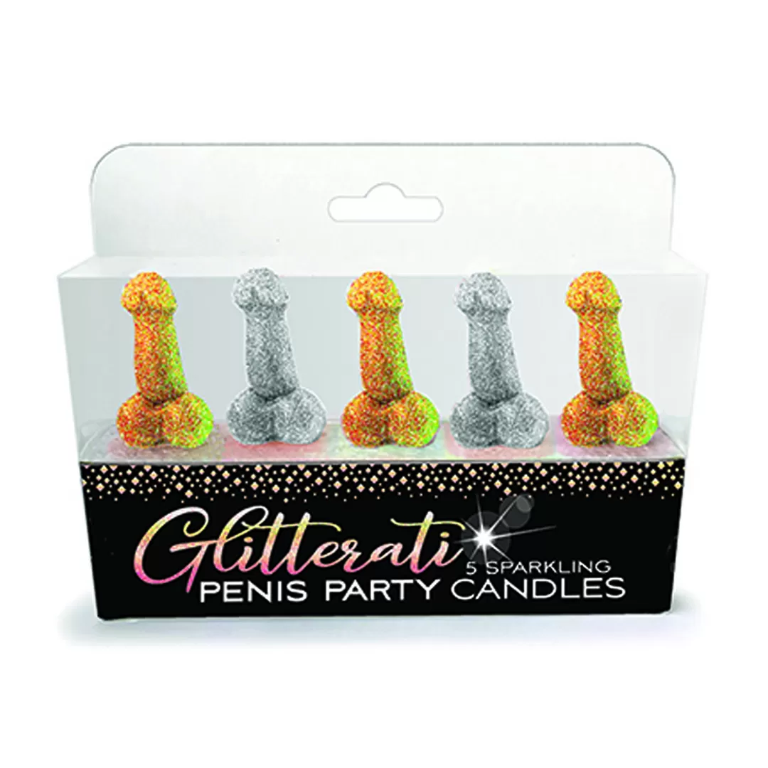 Glitterati - Penis Kaarsen Set