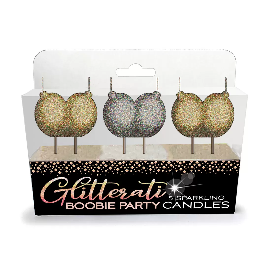 Glitterati - Boobie Kaars Set