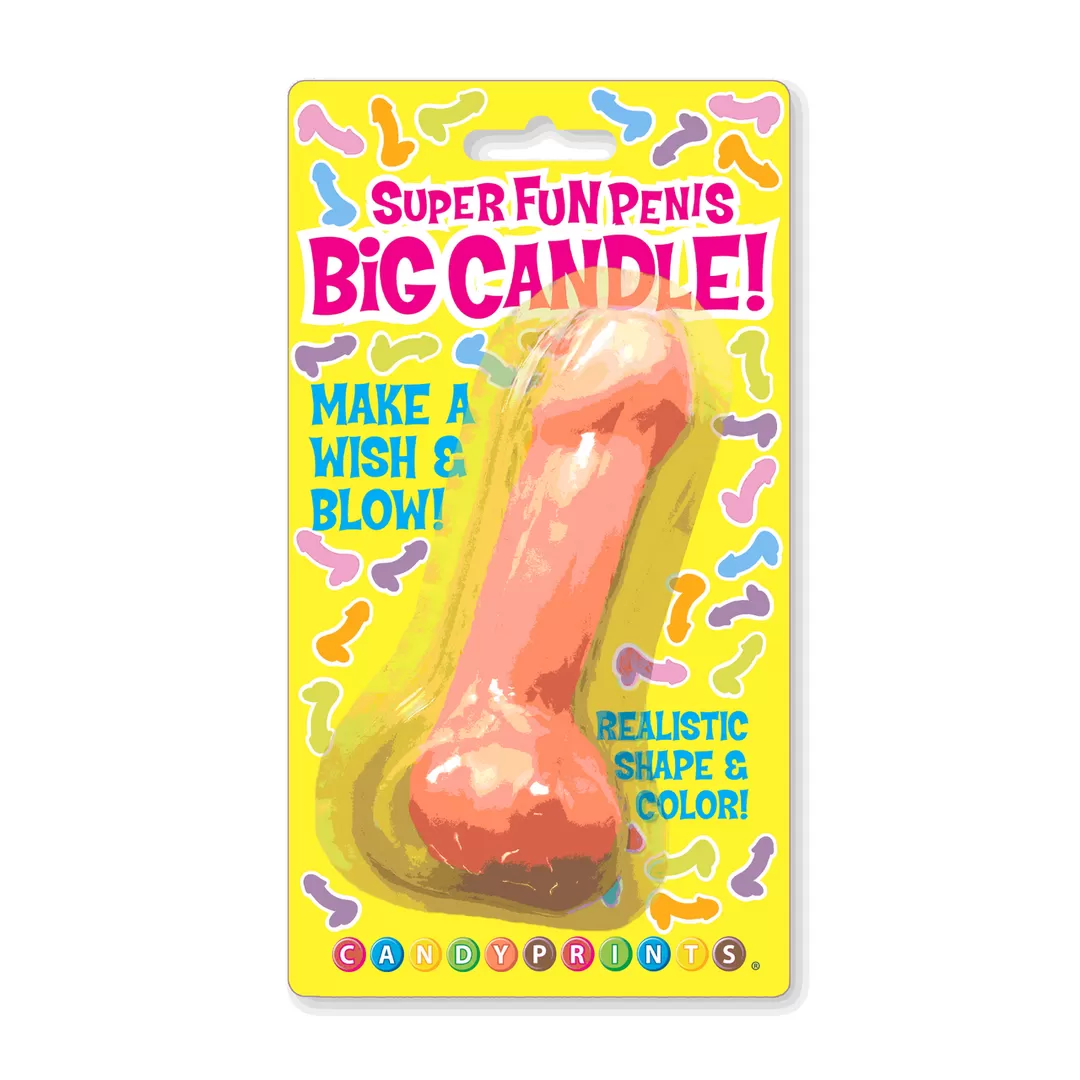 Super Fun Big Penis - Kaars - Roze
