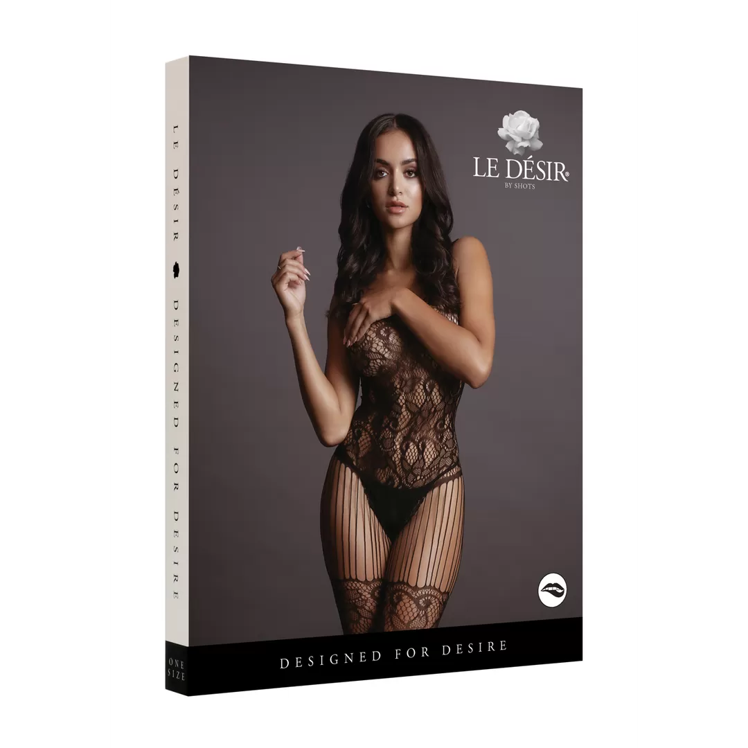 Kant en Visnet Bodystocking - Één maat
