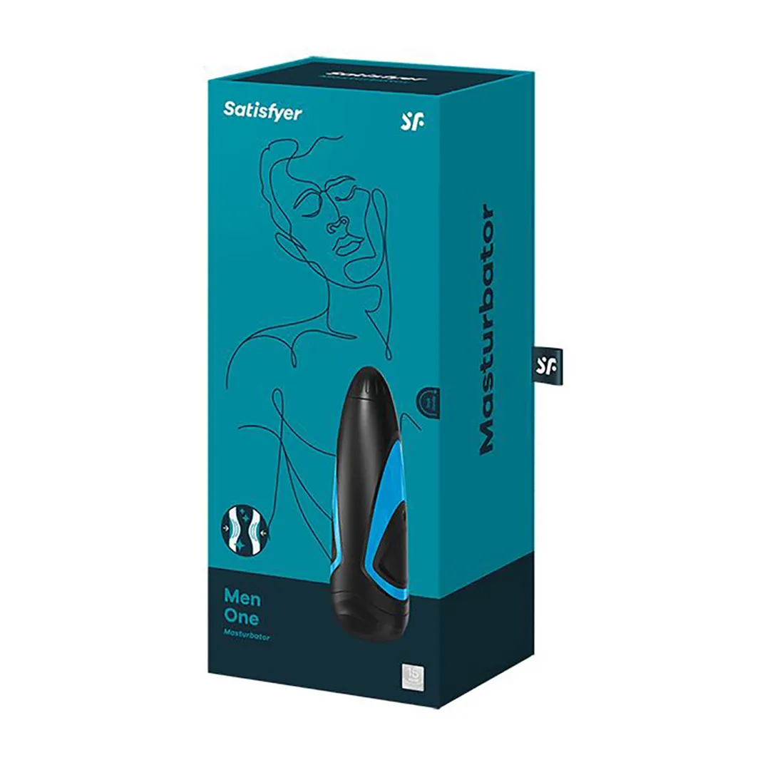 Mannen One - Masturbator - Zwart/Blauw