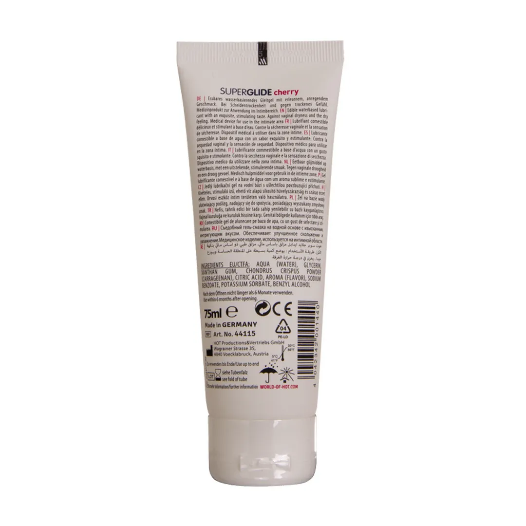 Superglide Eetbaar Waterbasis Glijmiddel - 3 fl oz / 75 ml