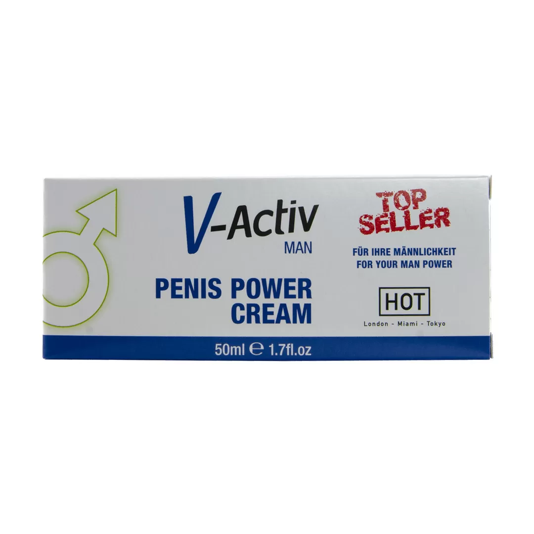V-Activ - Penis Power Cream voor Mannen - 2 fl oz / 50 ml