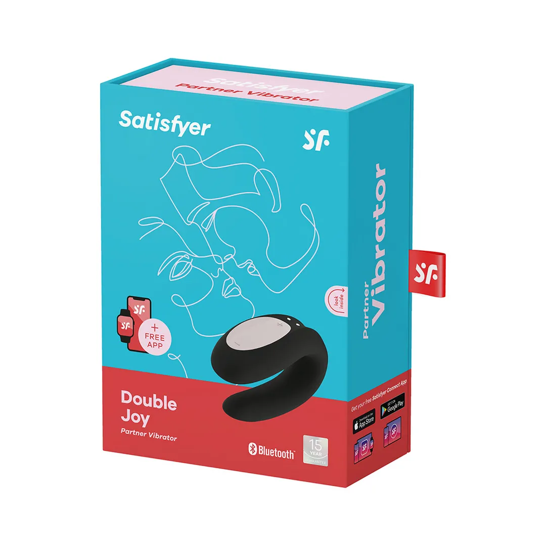 Double Joy - Partner Vibrator - Zwart