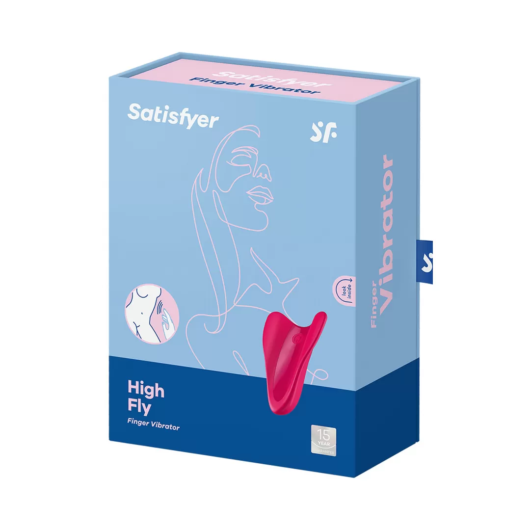 High Fly - Vinger Vibrator - Rood