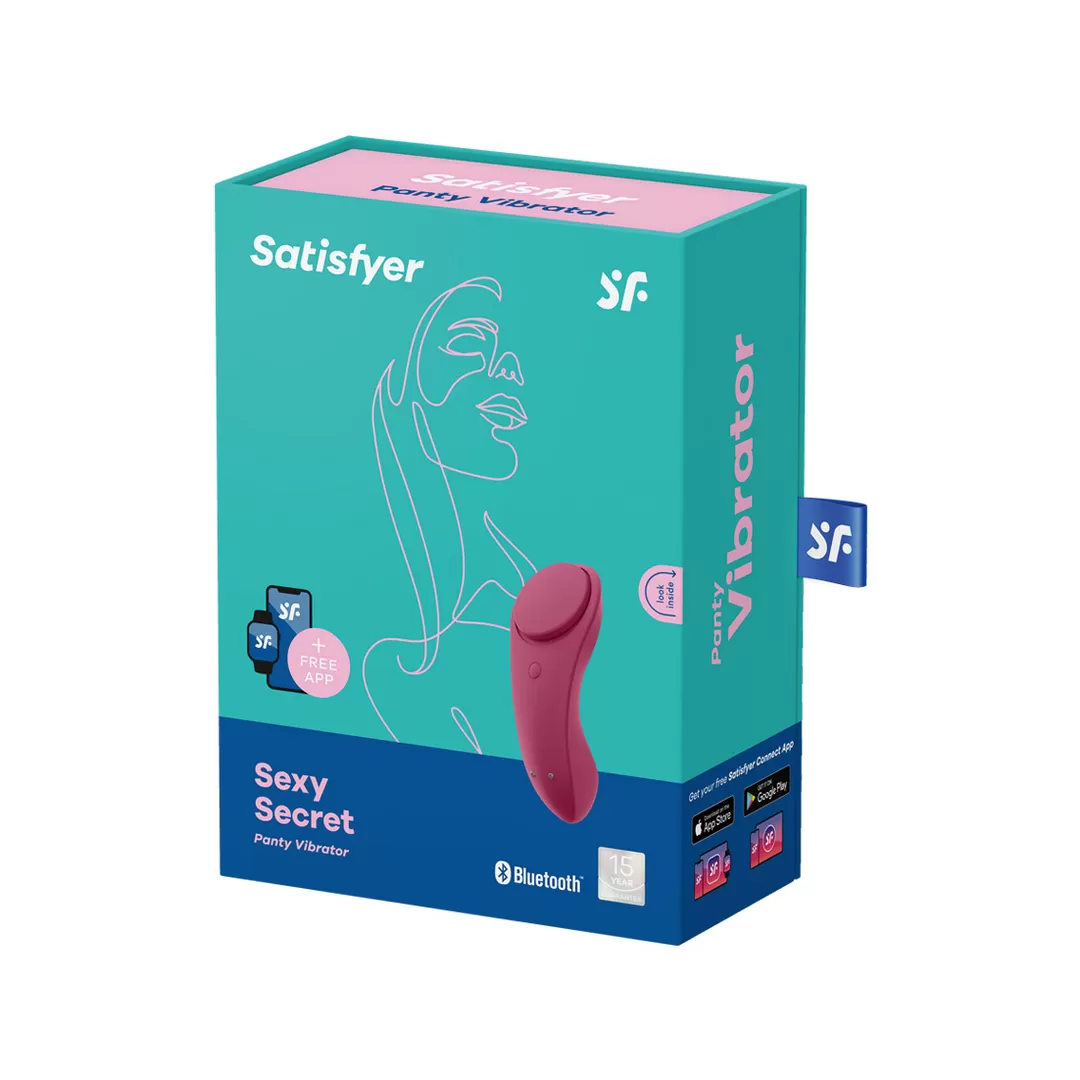 Sexy Secret - Panties Vibrator - Wijnrood