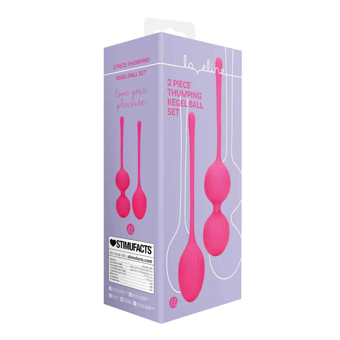 2 Piece Thumping Kegel Ball Set - Wilde Aardbei