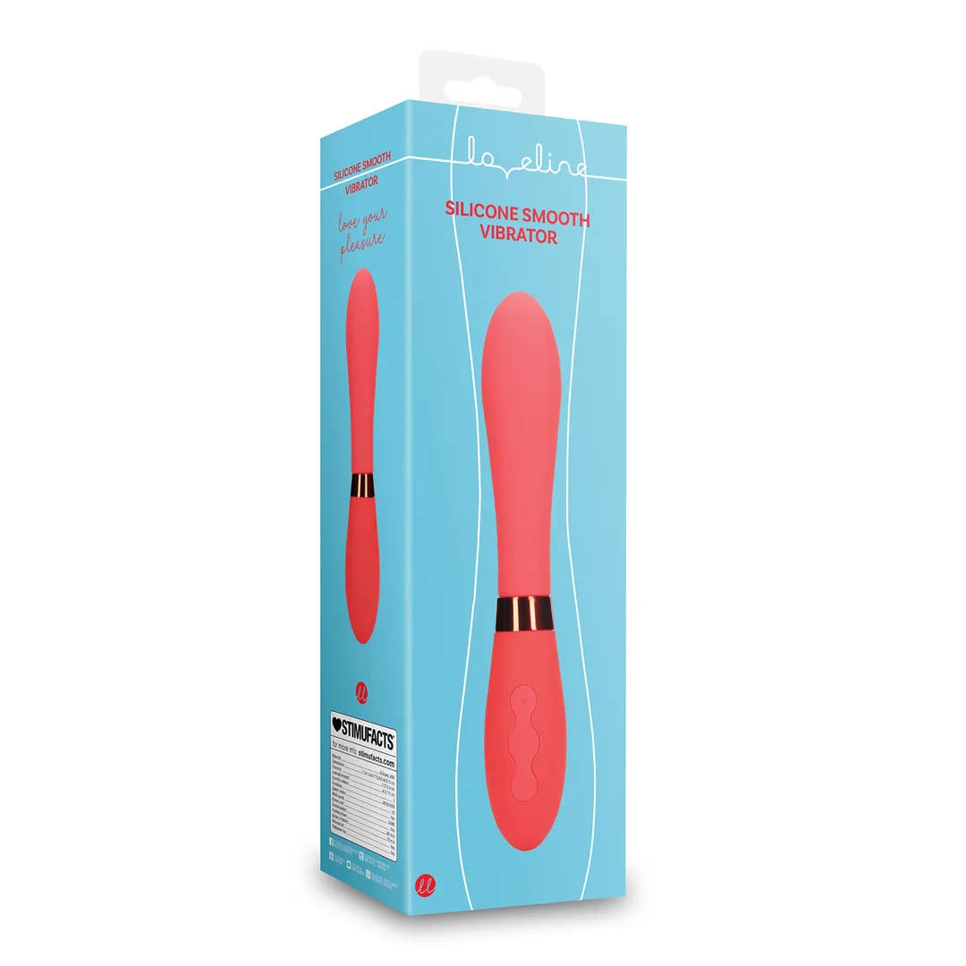 Siliconen Smooth Vibrator - Salsa