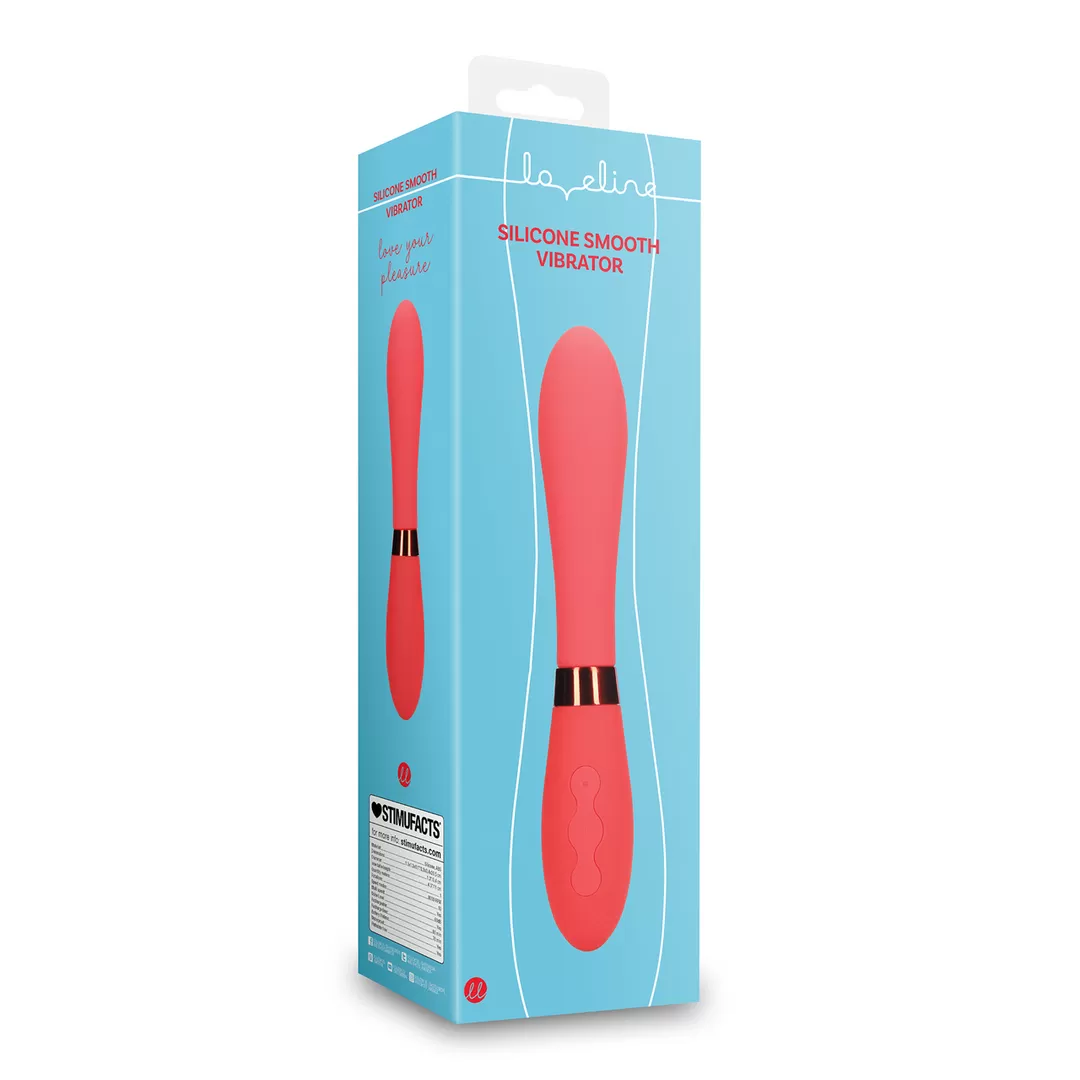 Siliconen Smooth Vibrator - Salsa
