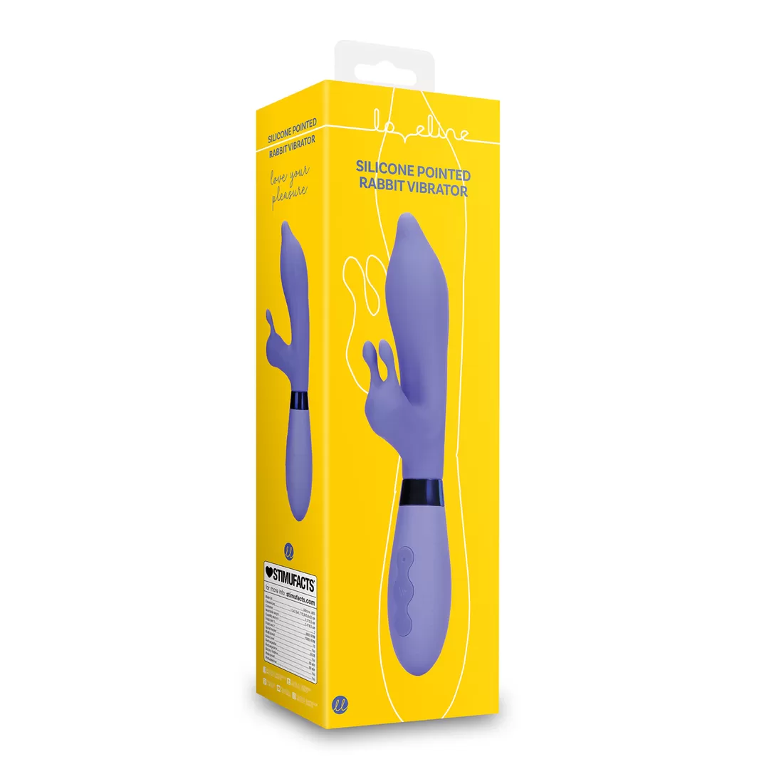 Siliconen Puntige Konijnen Vibrator - Protanopia
