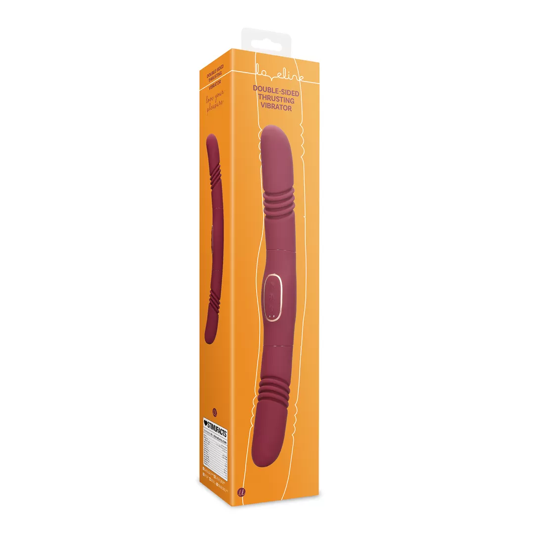 Dubbelzijdige Duwvibrator - Merlot Druif