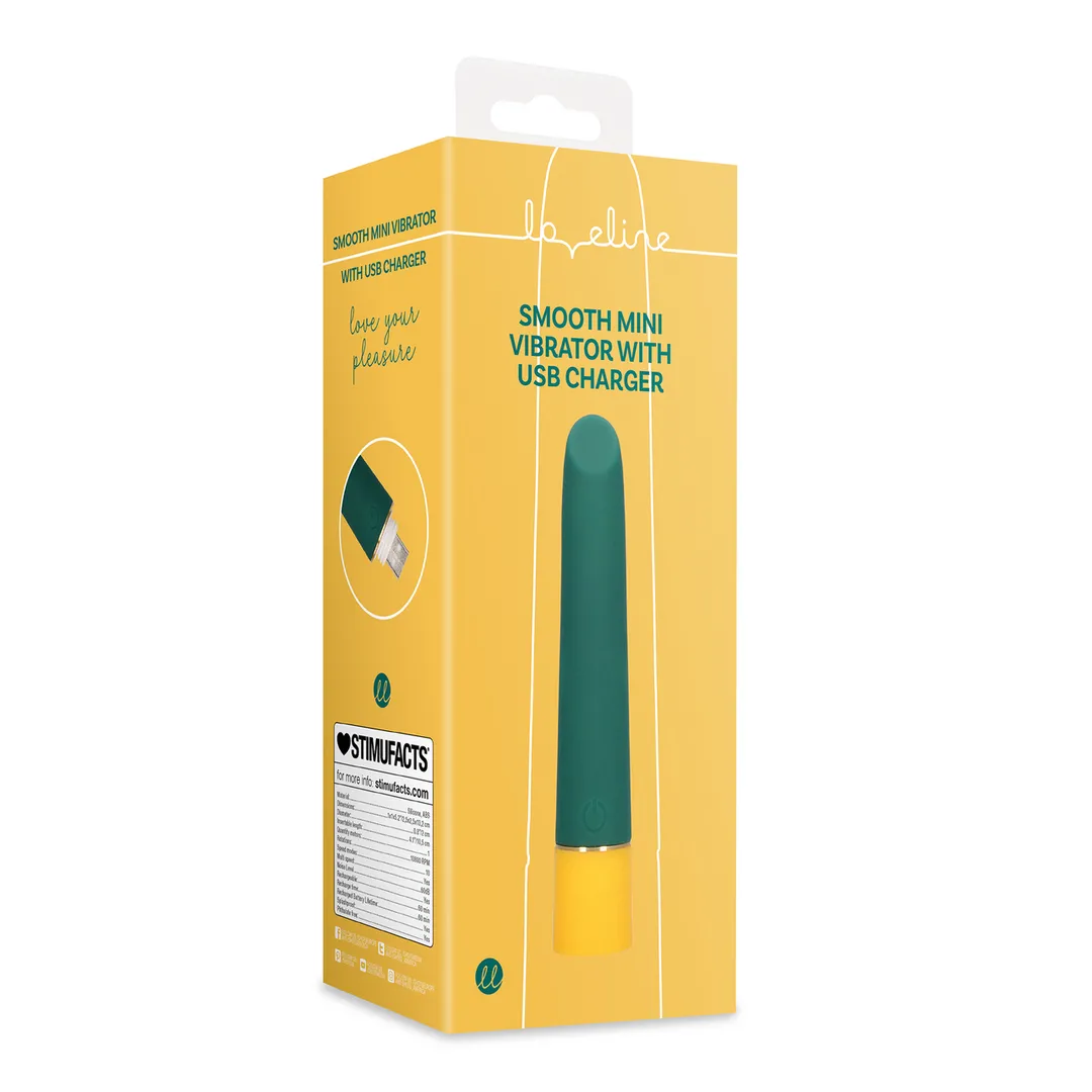 Soepel Mini Vibrator met USB Oplader - Oude Zee