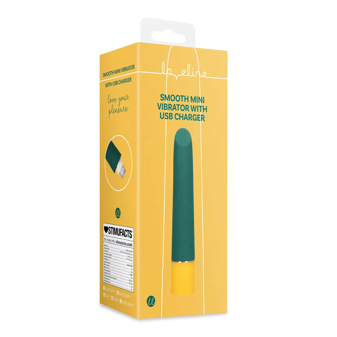 Soepel Mini Vibrator met USB Oplader - Oude Zee