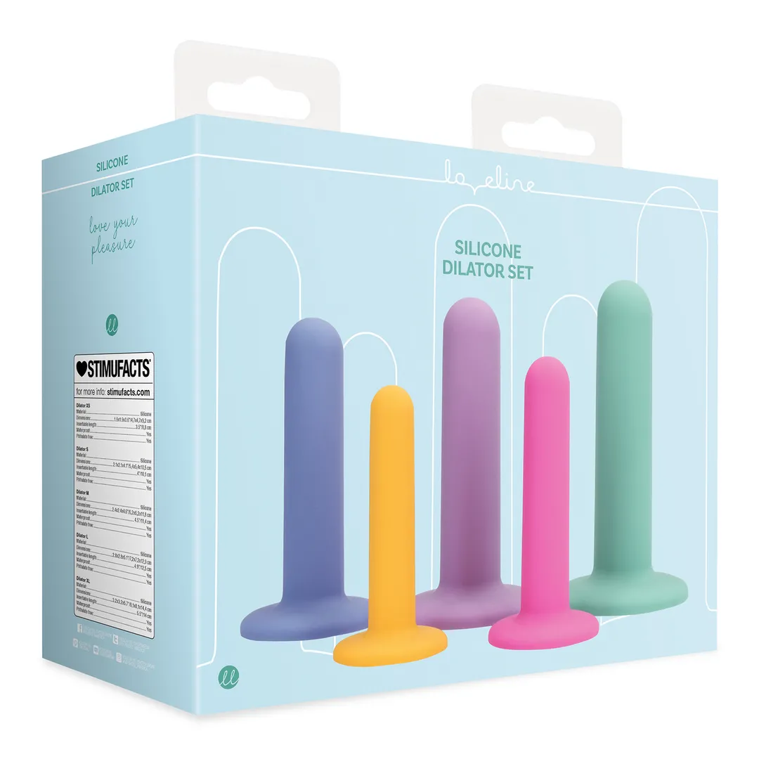Siliconen Vagina Dilator Set - Multicolor