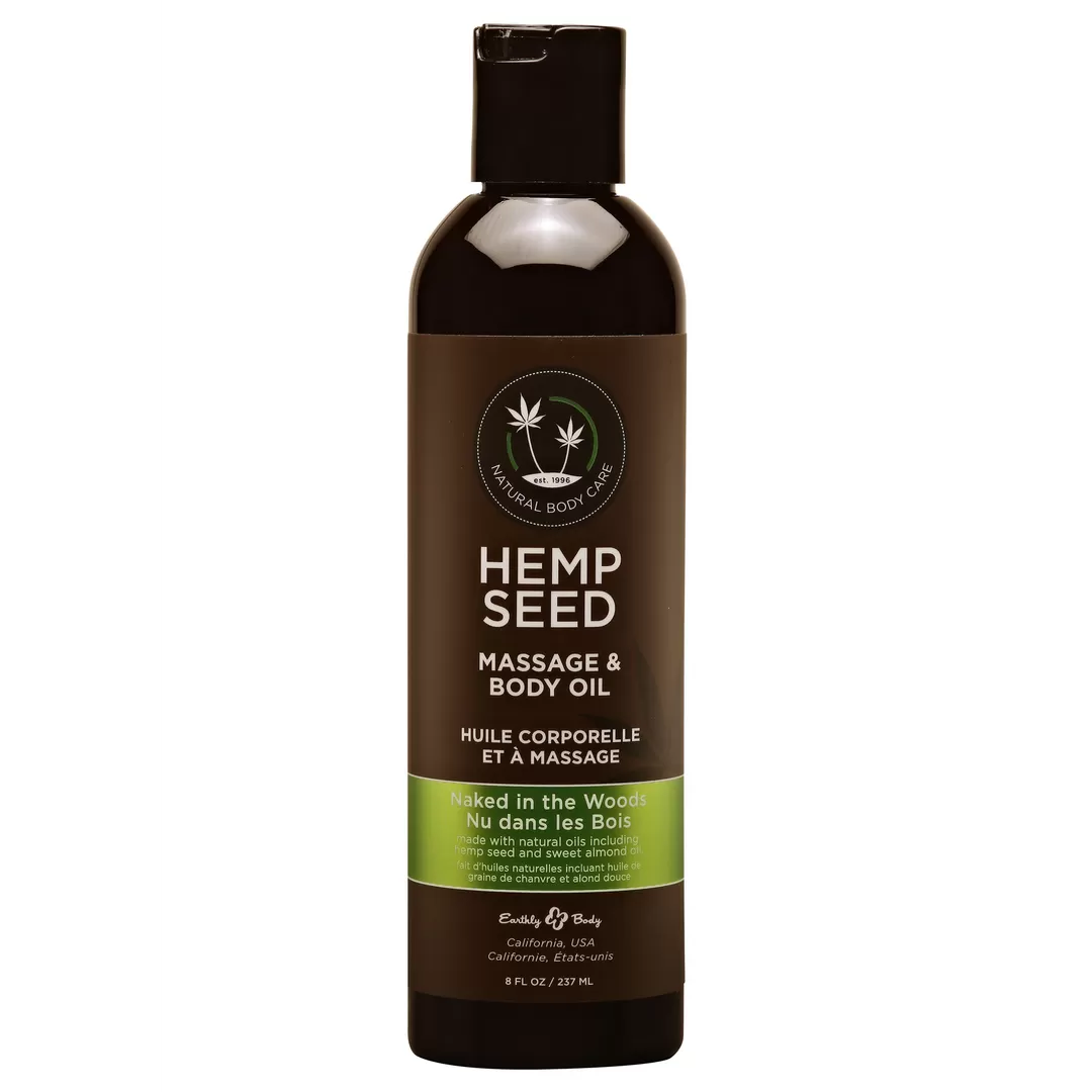 Naked in the Woods Massageolie - 8 fl oz / 236 ml