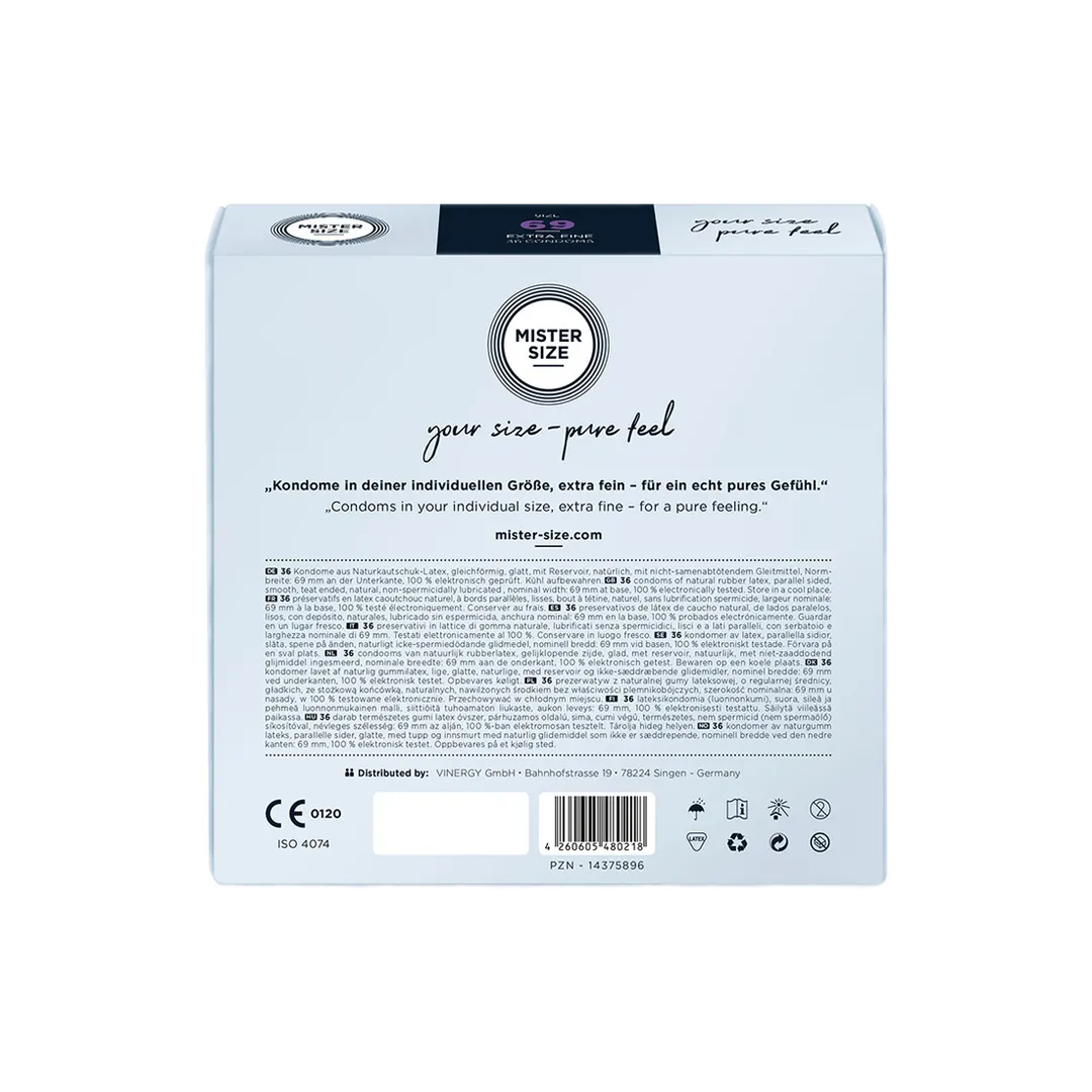 Pure Feel - Condoms 69 mm - 36 Pak
