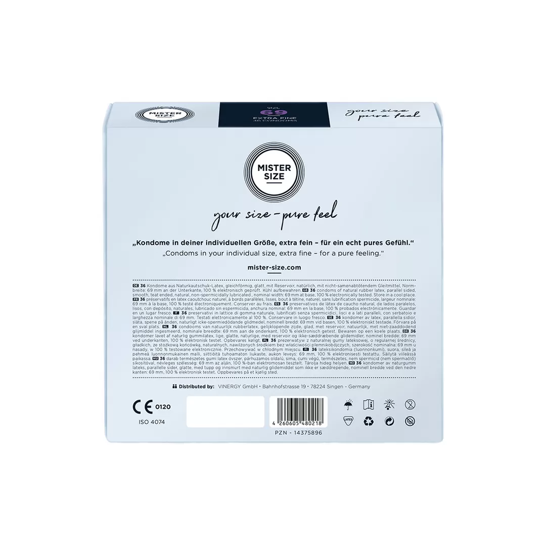 Pure Feel - Condoms 69 mm - 36 Pak