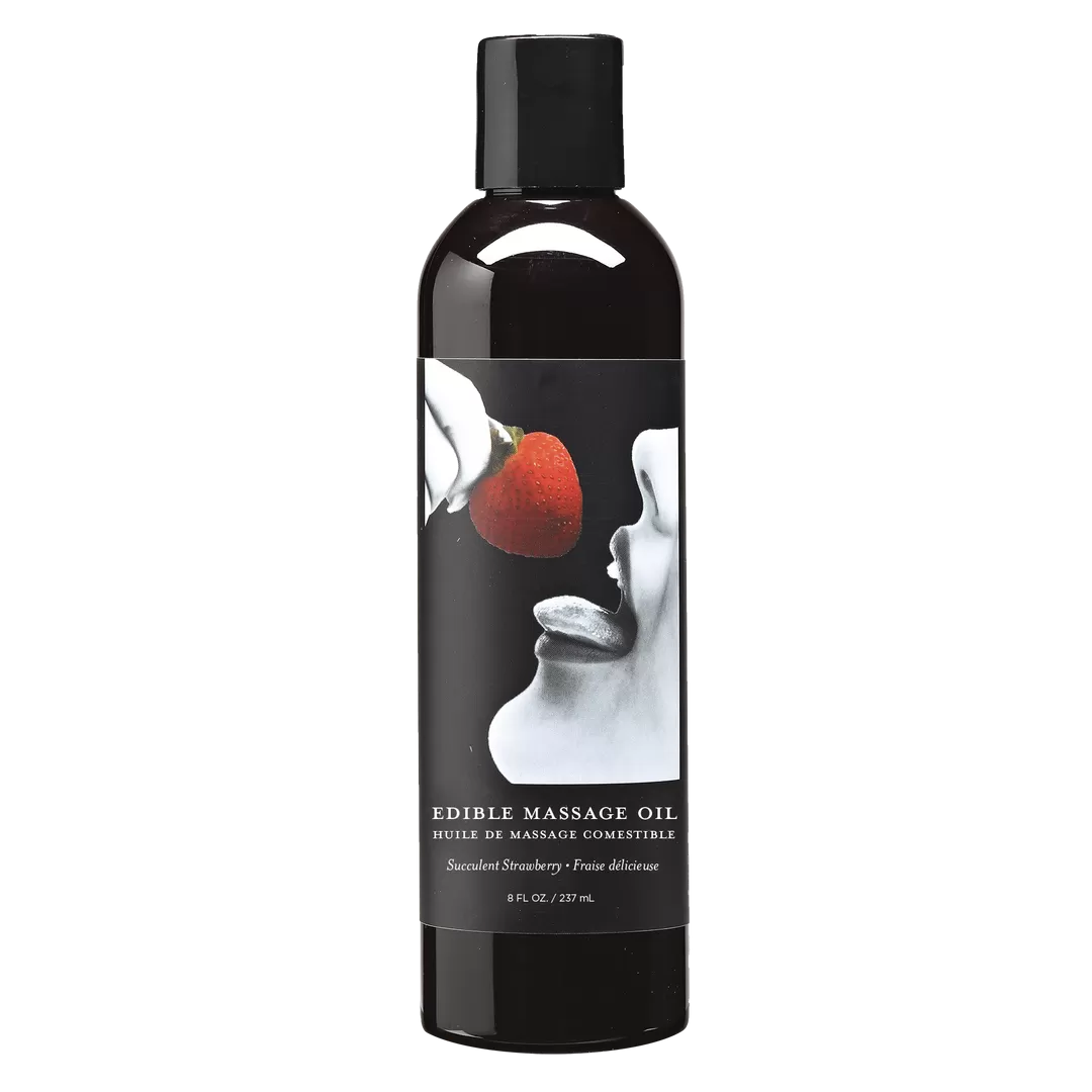 Aardbei Eetbare Massageolie - 8 fl oz / 237 ml