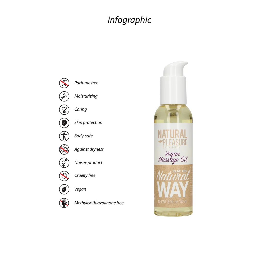 Vegan Massage Olie - 5 fl oz / 150 ml