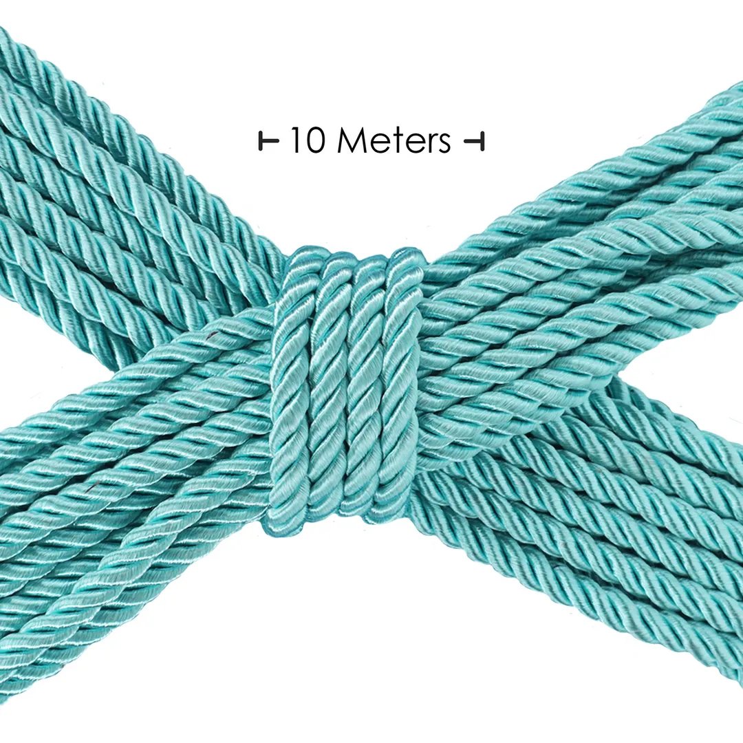 Polyester Bondage Touw - 10 m / 32,8 ft - Blauw