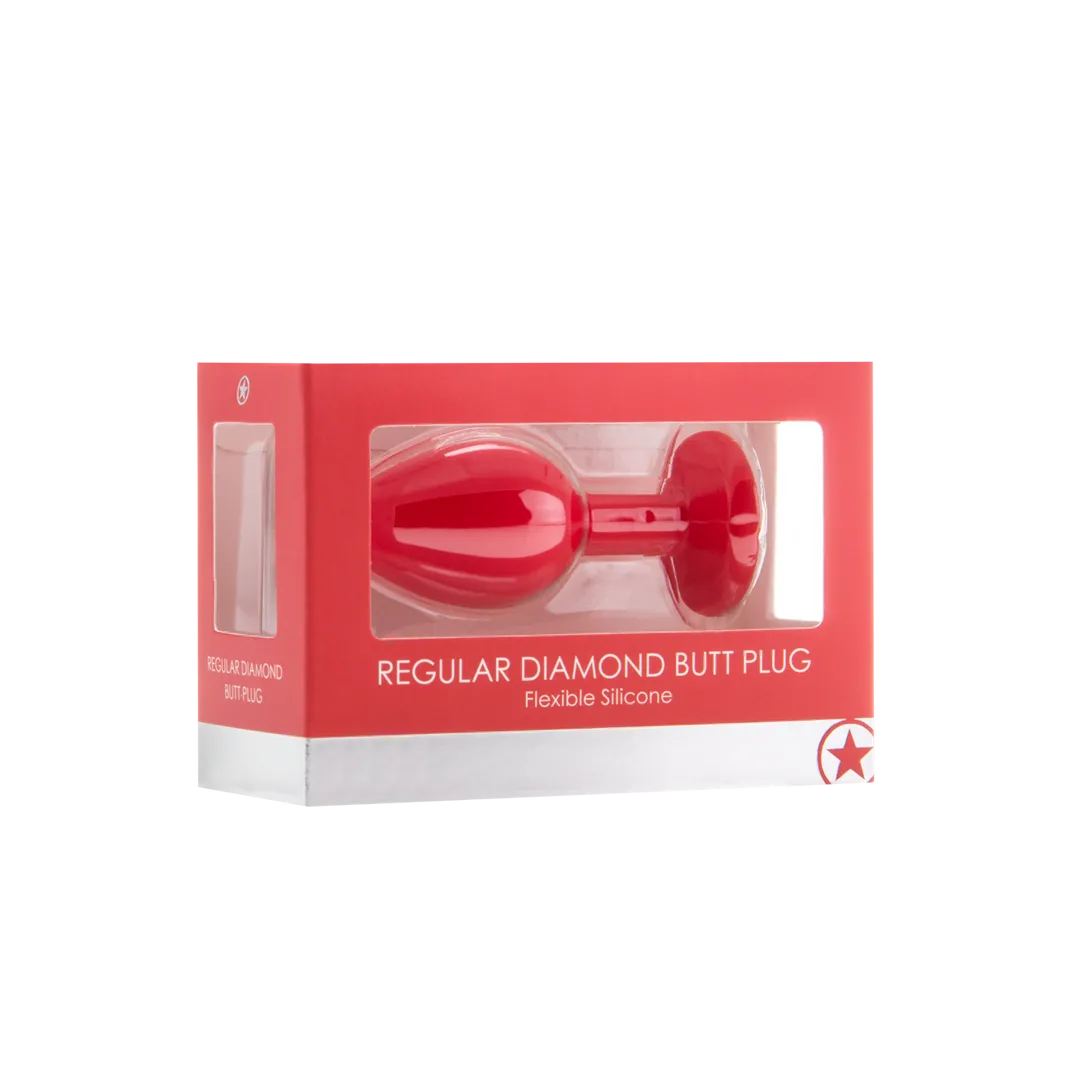 Diamanten Butt Plug - Regular