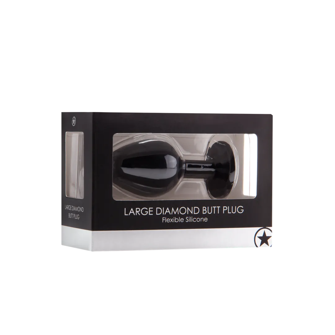 Diamanten Butt Plug - Groot
