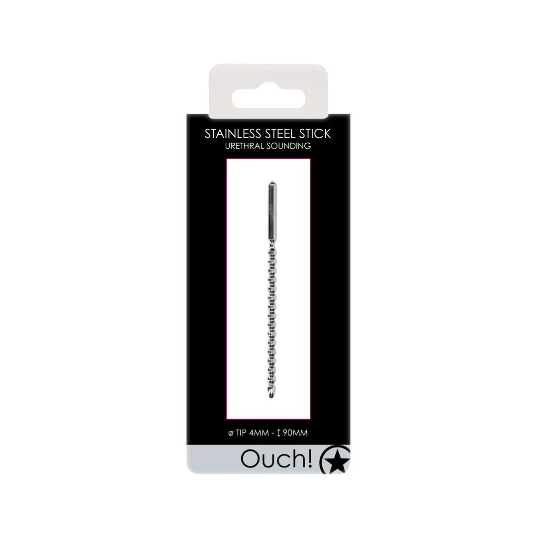 Metaal Beginners Penis Plug - 0.2 / 4 mm
