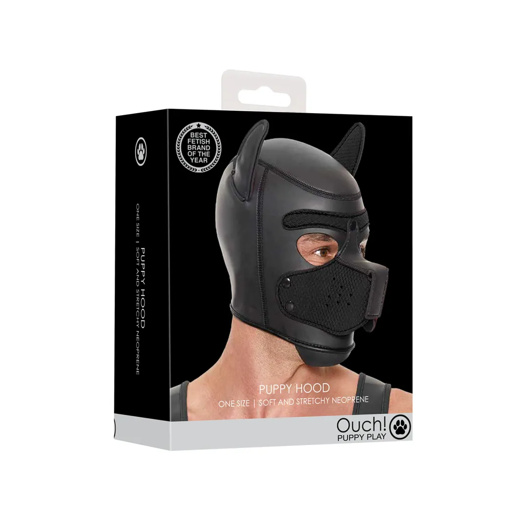 Neopreen Puppy Mask - Zwart