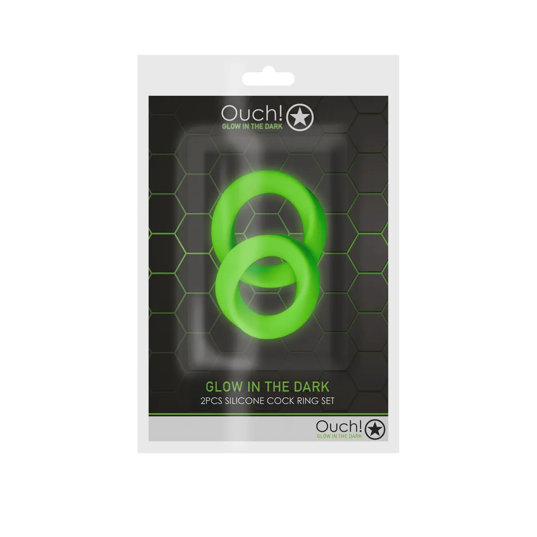 Cockring Set - Glow in the Dark - 2 Stuks