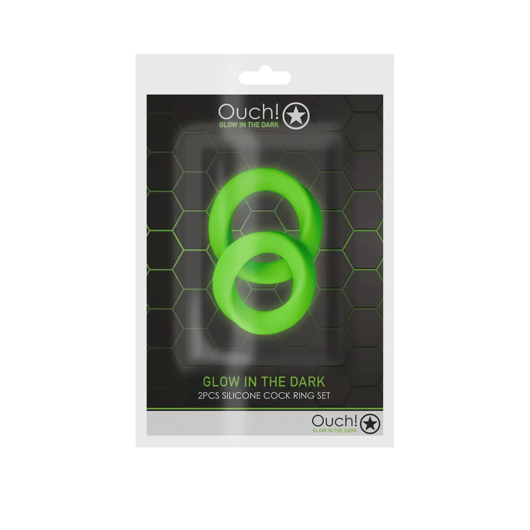 Cockring Set - Glow in the Dark - 2 Stuks