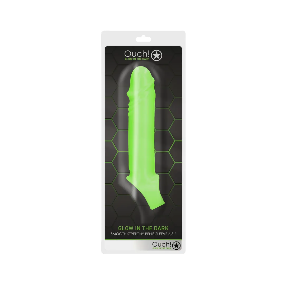 Zachte, Rekbare Penis Sheath - Glow in the Dark