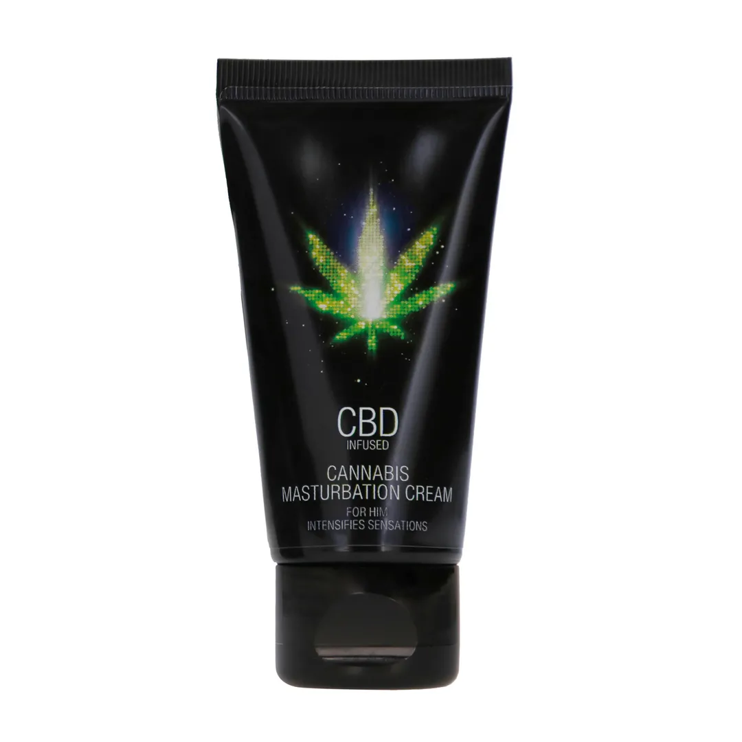 CBD Cannabis Masturbatiecrème voor Hem - 2 fl oz / 50 ml