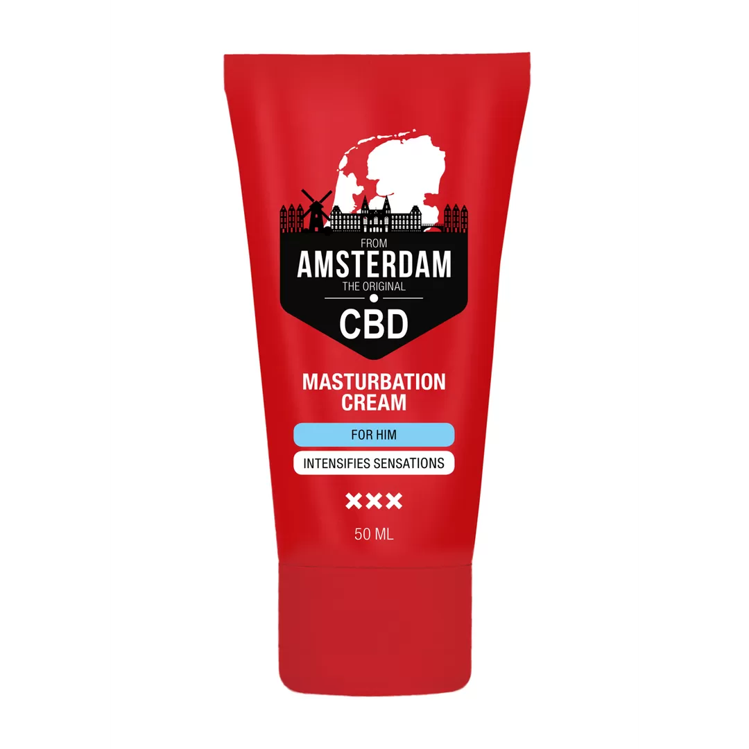 Originele CBD uit Amsterdam - Masturbeer crème voor Hem - 2 fl oz / 50 ml