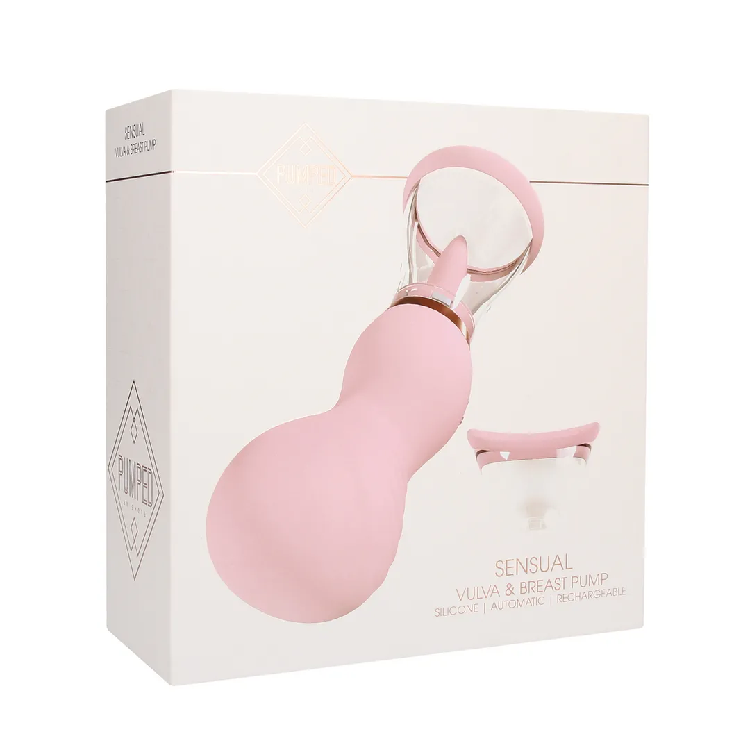 Sensuele - Oplaadbare Vulva en Borst Pomp - Roze