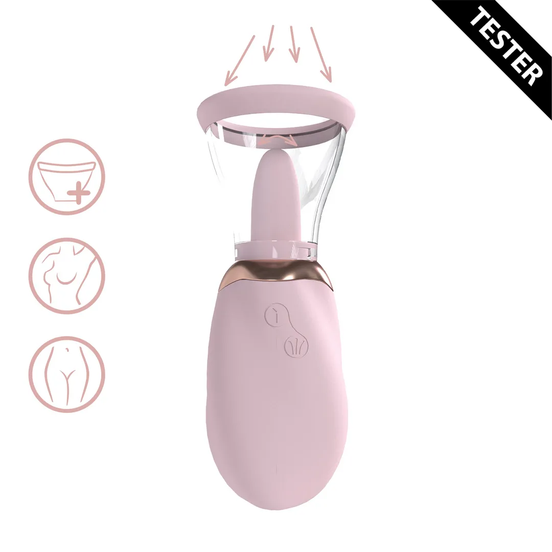 Boost - Oplaadbare Vulva- en Borstpomp - Roze - Tester