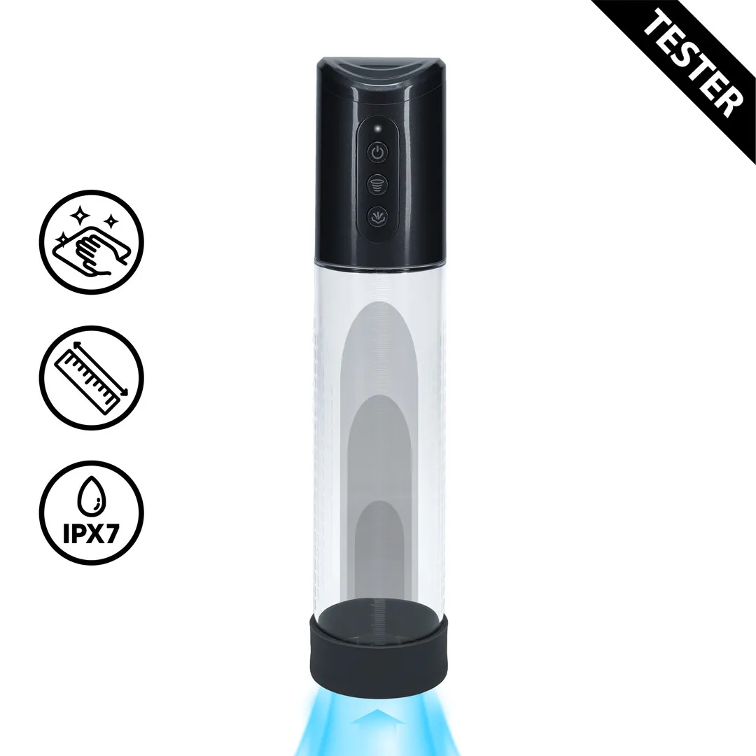 HyperPump - Oplaadbare Penis Pomp - Gun Metal - Tester