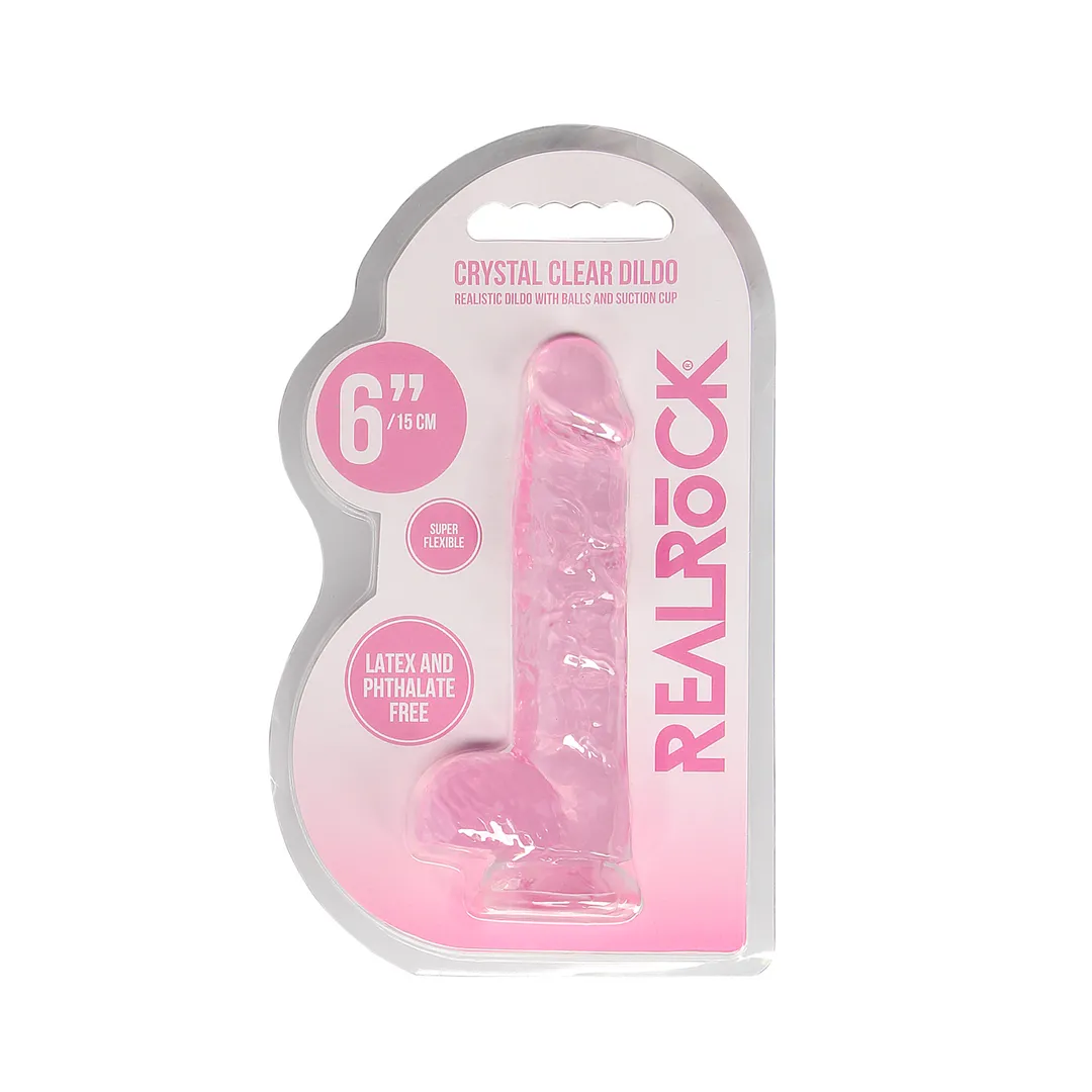 Realistisch Dildo met Ballen - 6 / 15 cm