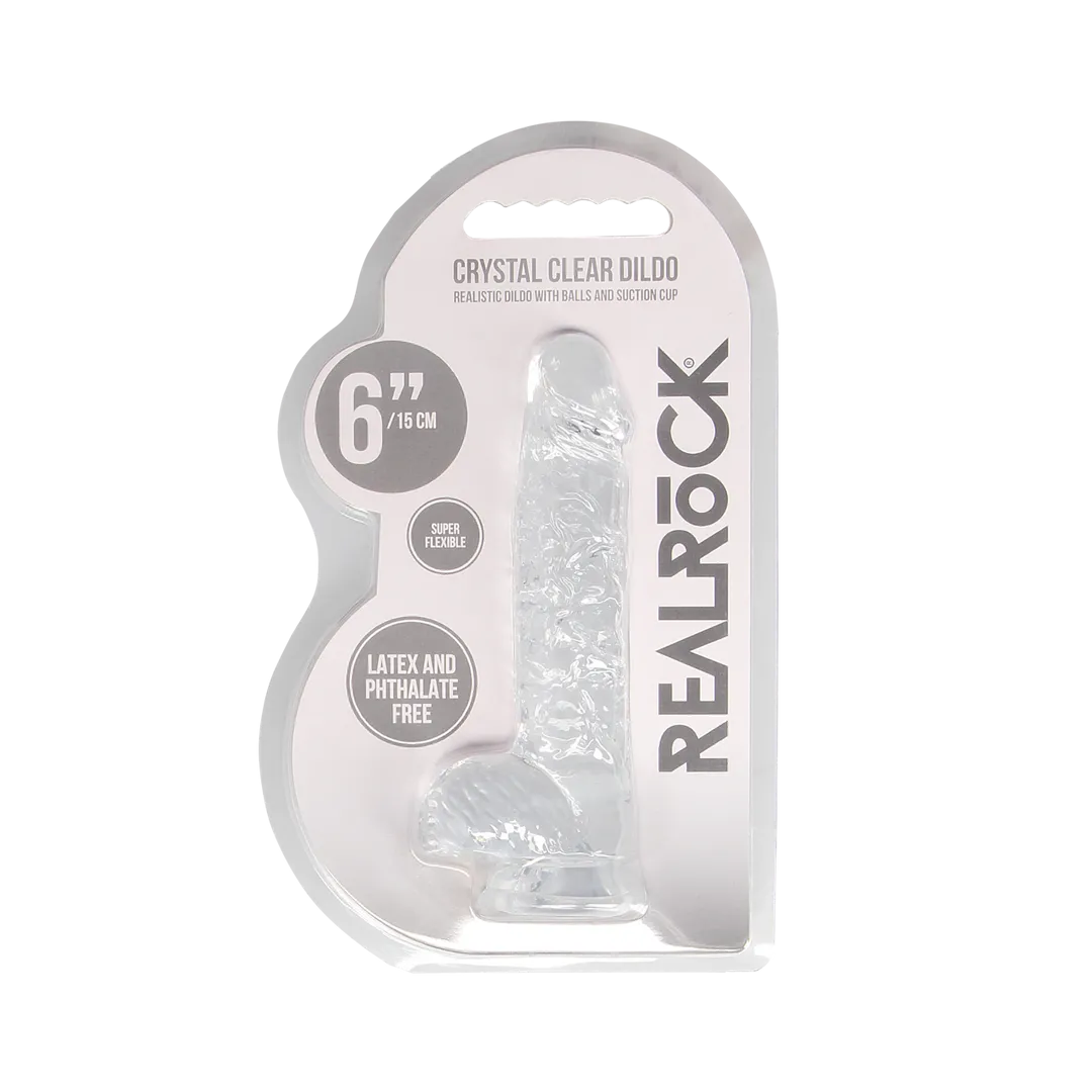 Realistische Dildo met Ballen - 6 / 15 cm