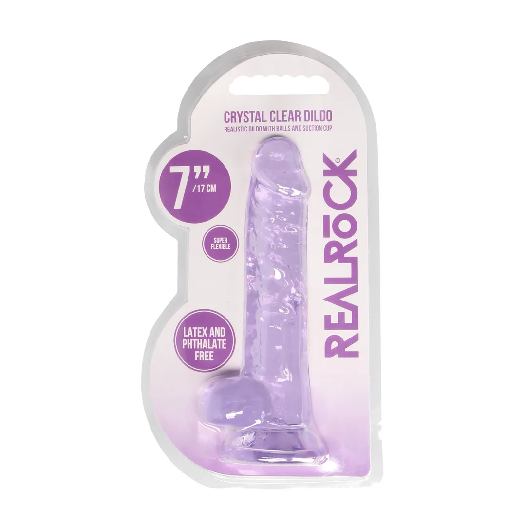 Realistische Dildo met Ballen - 7 / 18 cm