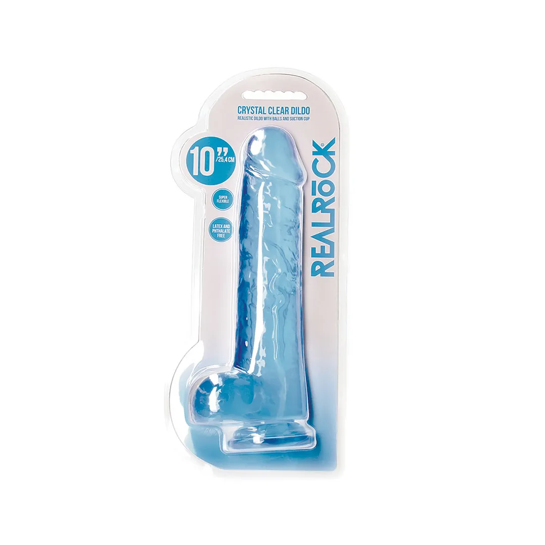 Realistische Dildo met Ballen - 10 / 25,4 cm