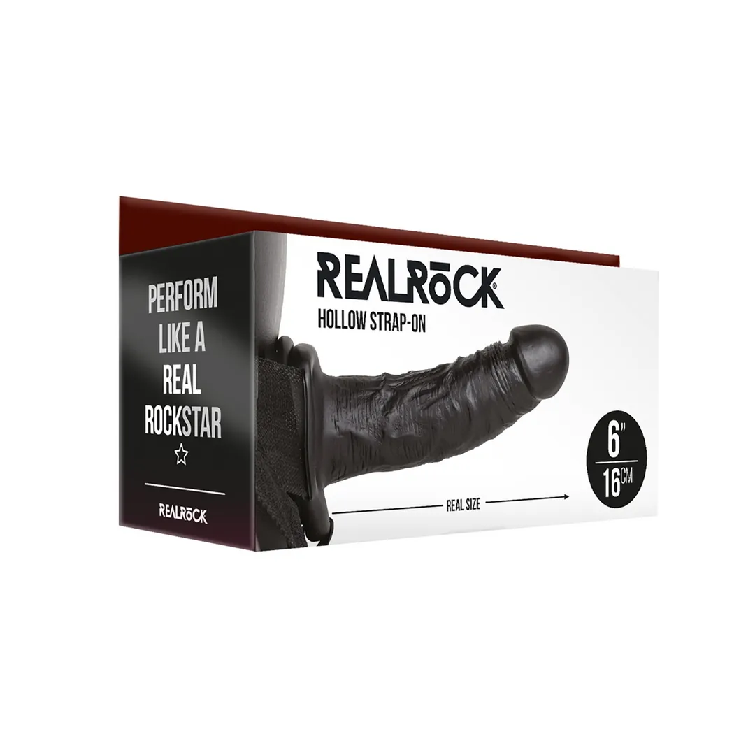 Hollow Strap-On zonder Balls - 6 / 15,5 cm