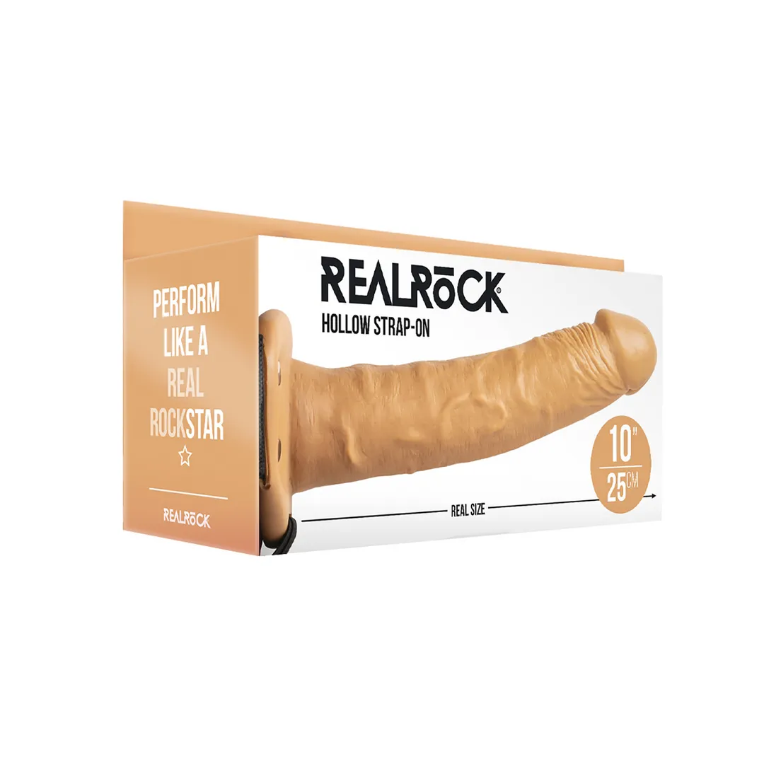 Hollow Strap-On zonder Ballen - 10 / 24,5 cm