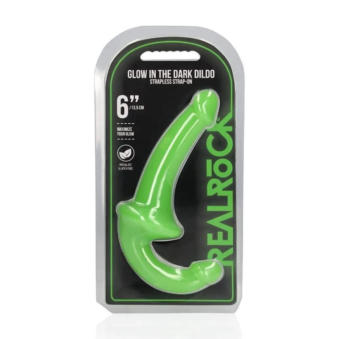 Strapless Strap-On - Glow in the Dark - 6'' / 13,5 cm