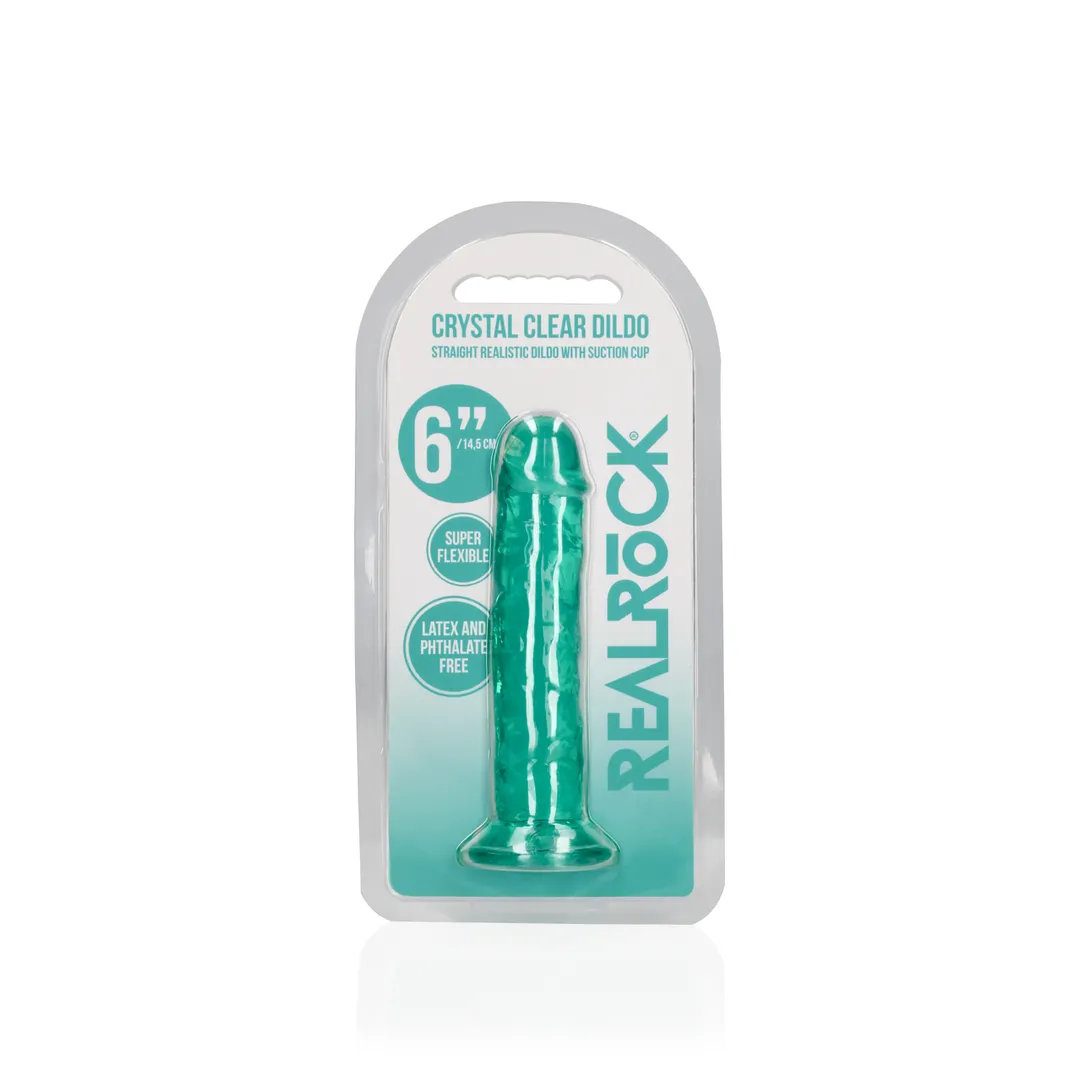 Rechtdoorn Dildo met Zuignap - 6'' / 14,5