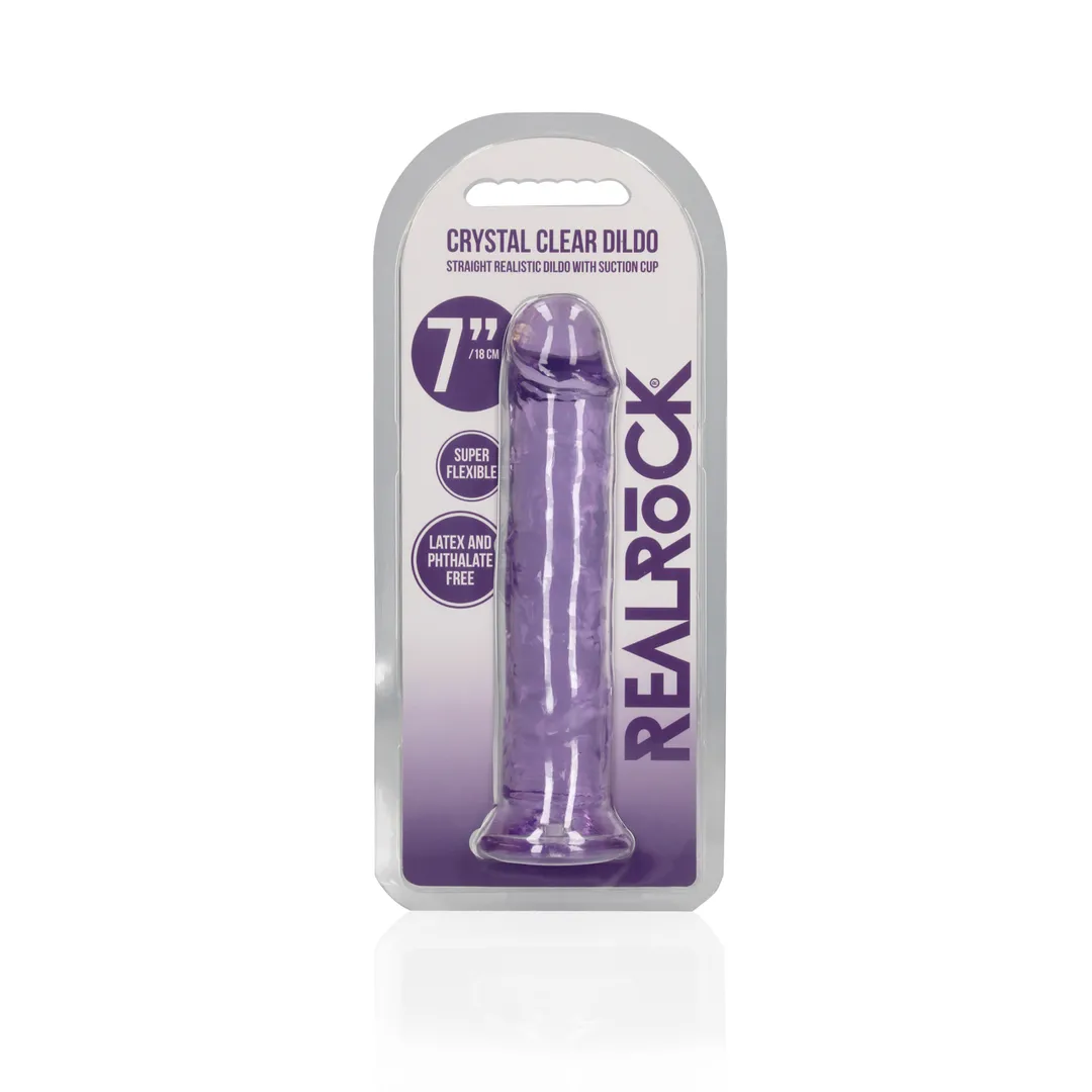 Rechtdoor Realistische Dildo met Zuignap - 7'' / 18