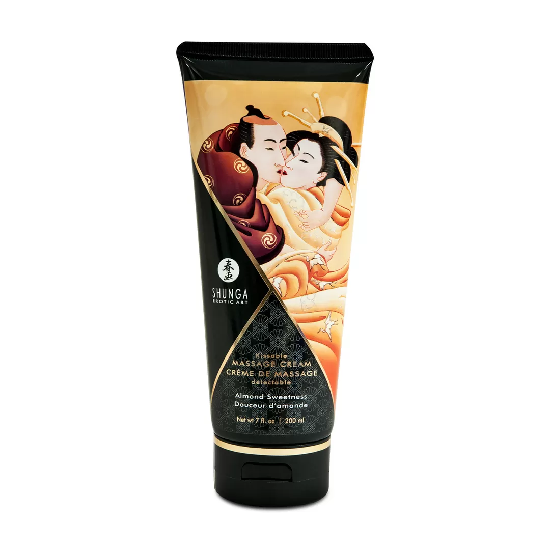 Kusbare Massagecrème - Amandelzoetheid - 7 floz / 200 ml