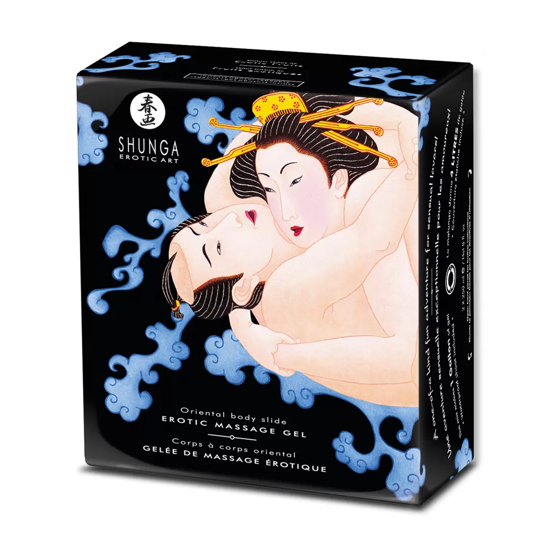 Body to Body Massage - Exotische Vruchten - 2 Stuks van 7,6 fl / 225 ml